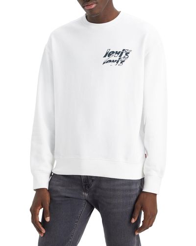 Levi's Relaxd Graphic Crew Sweater - Weiß