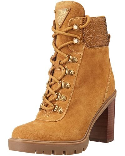 Guess Whitelisted Gelyn Ankle Boot - Natural
