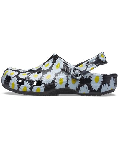 Crocs™ Classic Graphic Clog Houten Schoen - Zwart