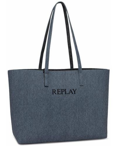 Replay Tote Bag Medium - Black