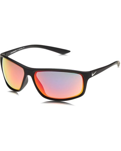 Nike Injected Sunglasses Matte Black/Grey W/Infrared M - Nero