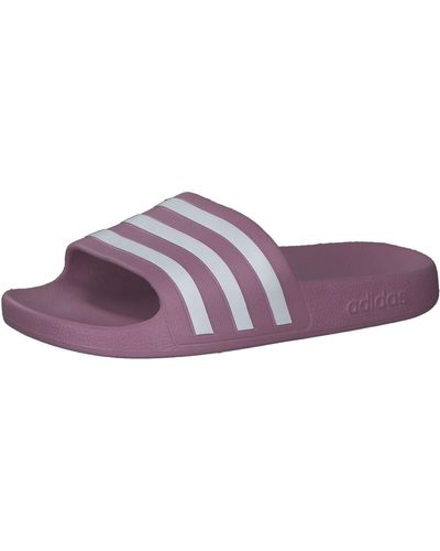adidas Adilette Aqua Slide Sandal - Lila