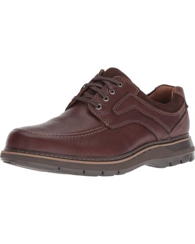 Clarks New Un Ramble Lace Oxford Mahogany Leather 13 - Brown