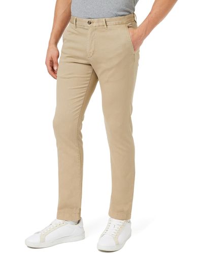 Tommy Hilfiger Chino Bleecker Structure Gmd Woven Trousers - Natural