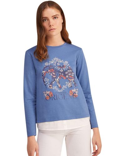 Springfield Origins Olifant Sweatshirt - Blauw