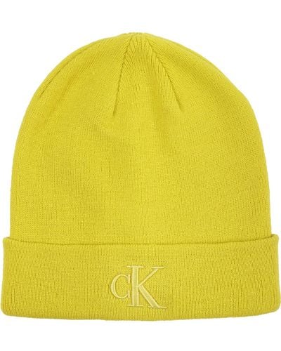 Calvin Klein Cuff Hat - Yellow