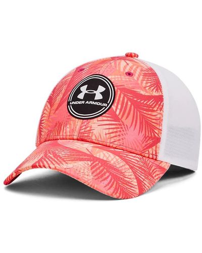 Under Armour Iso-chill Driver Mesh Adjustable Cap - Pink