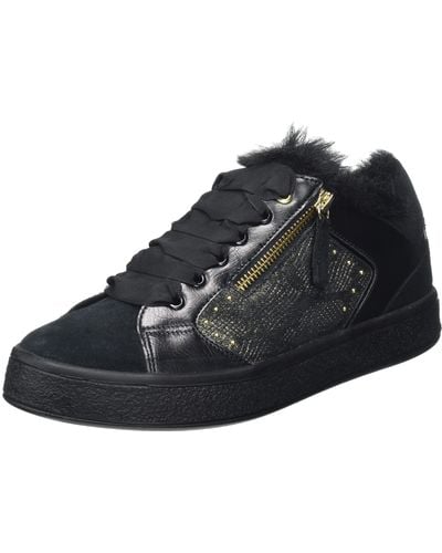 Geox D Leelu' A Sneakers - Zwart