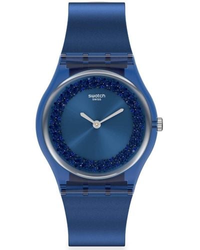 Swatch Analog-Digital Automatic Uhr mit Armband S7262927 - Blau