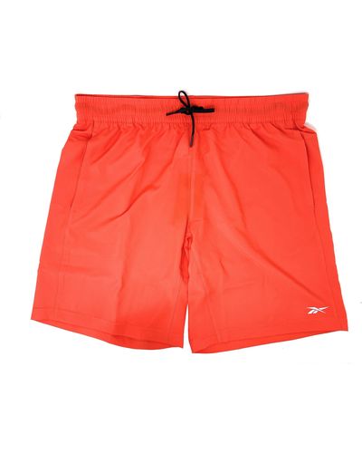 Reebok Standard Workout Ready Woven Shorts - Red