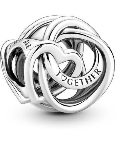 PANDORA 791507C00 Fascino cuore cerchio familiare - Metallizzato