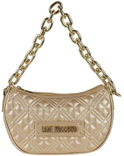 Love Moschino Femme sac porté épaule gold - Métallisé