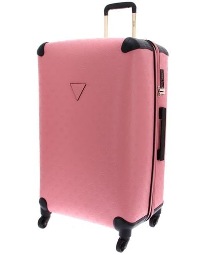 Guess Wilder 28 in 4-Wheeler Expandable L Pink - Rosa