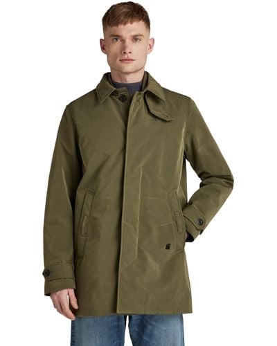 G-Star RAW Utility pdd Trench Giacca - Verde