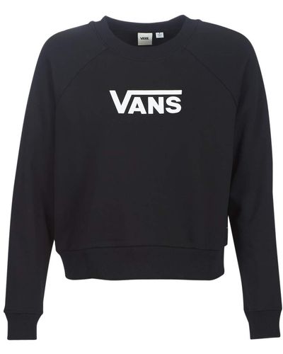 Vans Wm Flying V Ft Boxy Crew Sweatshirt - Black