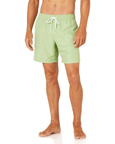 Amazon Essentials Costume a Boxer Ad Asciugatura Rapida 18 cm Uomo - Verde