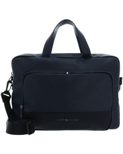 Tommy Hilfiger Th Essential Slim Computer Bag - Zwart