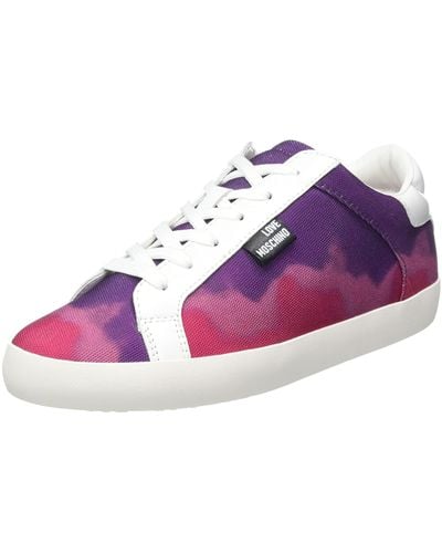 Love Moschino Sneaker Plat Oxford - Violet