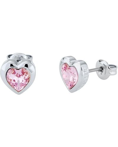 Ted Baker Han Crystal Heart Stud Earrings For - Pink