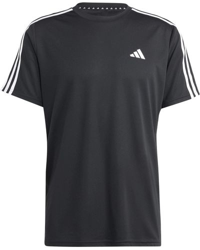 adidas Train Essentials 3-stripes Training T-shirts - Zwart