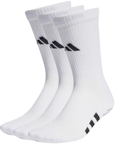 adidas Performance Cushioned Crew Grip Socks 3-Pairs Pack Calzini - Grigio
