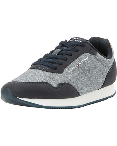 Tommy Hilfiger LO Runner Mix Chambray - Negro