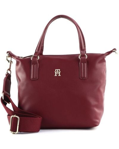 Tommy Hilfiger Poppy Plus Small Tote - Rood