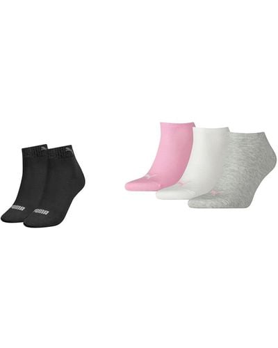 PUMA Socken Schwarz 42 Socken Prism Pink 42 - Multicolour