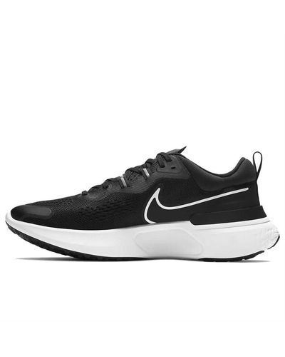 Nike React Miler 2 Running Trainers CW7121 Sneakers Schuhe - Schwarz