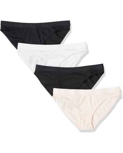 Amazon Essentials Bikini en Tissu Modal côtelé - Noir