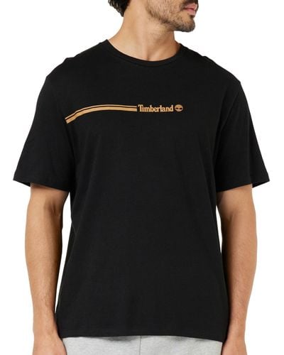 Timberland Short Sleeve Tee 3 Tier3 T-Shirt - Schwarz