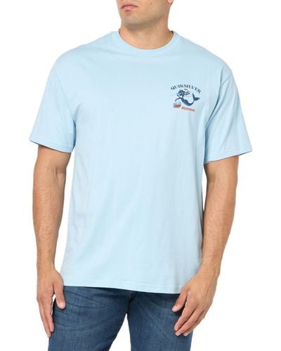 Quiksilver Mer Maiden Short Sleeve Tee Shirt - Blue