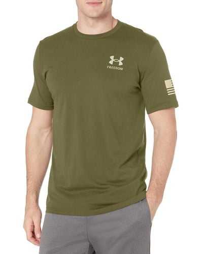 Under Armour New Freedom Flag T-shirt Sweatshirt - Green