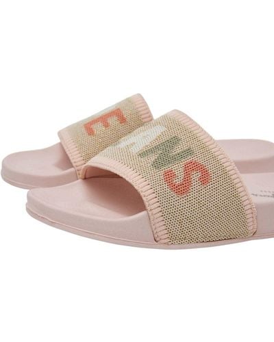 Pepe Jeans Slider Knit W Slide Sandals - Pink