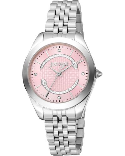 Esprit Analog Japanisches Quarzwerk Uhr mit Edelstahl Armband JC1L210M0445 - Pink