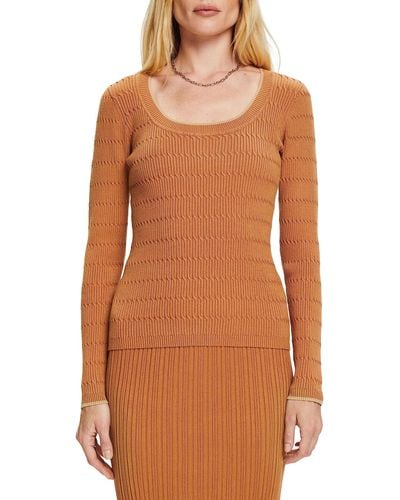 Esprit Sweaters Cardigan - Orange