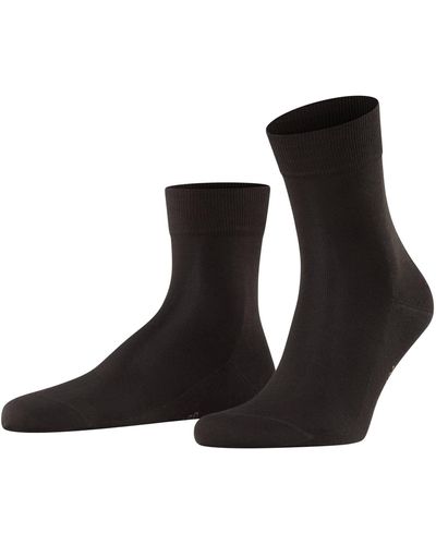 FALKE Socken Tiago M SSO Fil D'Ecosse Baumwolle einfarbig 1 Paar - Schwarz