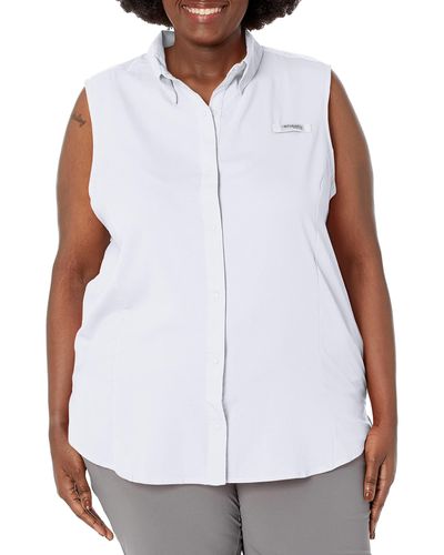 Columbia Tamiami Sleeveless Shirt - White