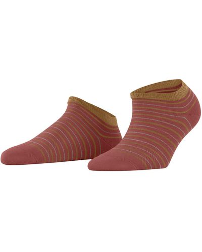 FALKE Stripe Shimmer W Sn Cotton Low-cut Patterned 1 Pair Trainer Socks - Brown