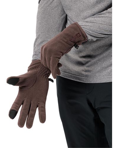 Jack Wolfskin Real Stuff Glove - Grey