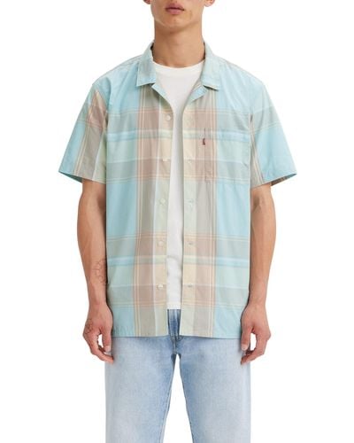 Levi's Big&tall Sunset Camp - Camiseta, Camiseta, Hombre, Multicolor, XL Grande Alto - Azul