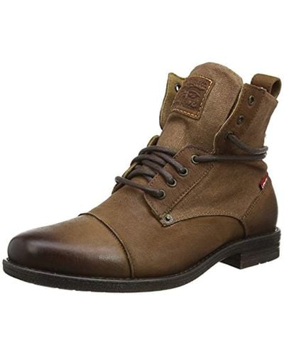 Levi's Emerson Biker Boots - Brown