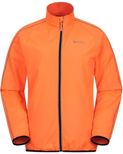 Mountain Warehouse Resistant Running Jacket - Rain - Orange