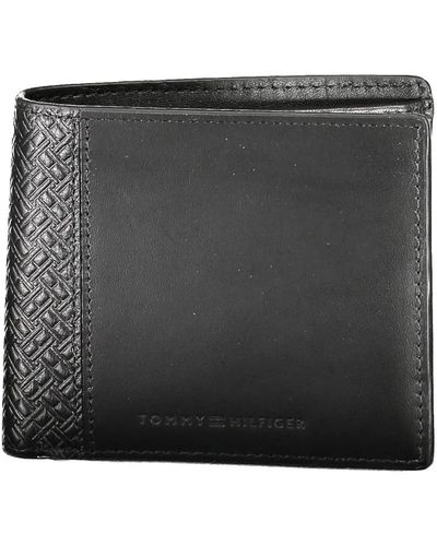 Tommy Hilfiger Central Extra Porte-Monnaie RFID Cuir 12 cm - Noir