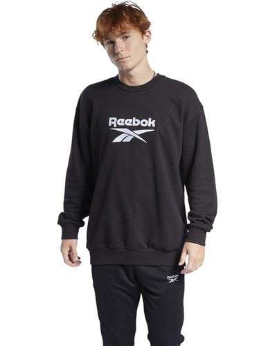 Reebok Cl F Vector Crew Sweatshirt - Zwart