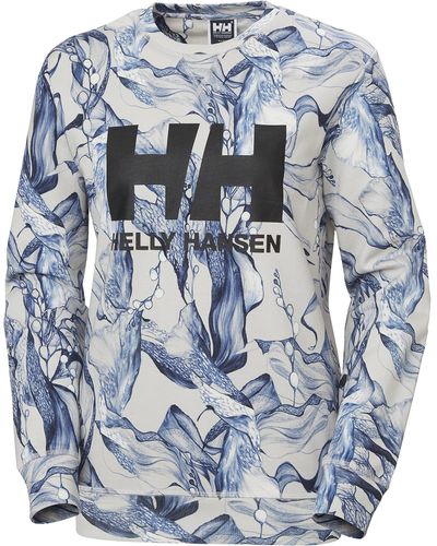 Helly Hansen HH Logo Crew Sweatshirt Felpa - Blu