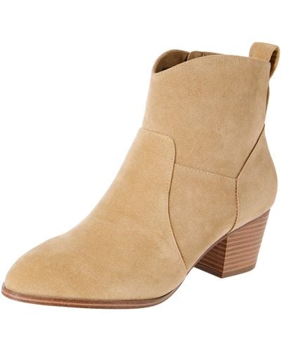 Amazon Essentials Western Ankle Boots - Natural
