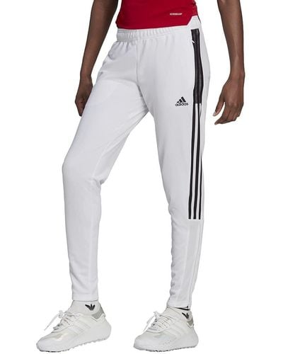 adidas Tiro Track Pantalon pour Blanc/Noir Taille XS
