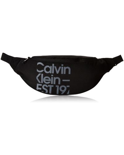 Calvin Klein Jeans Sport Essentials Sac banane 30 cm - Noir