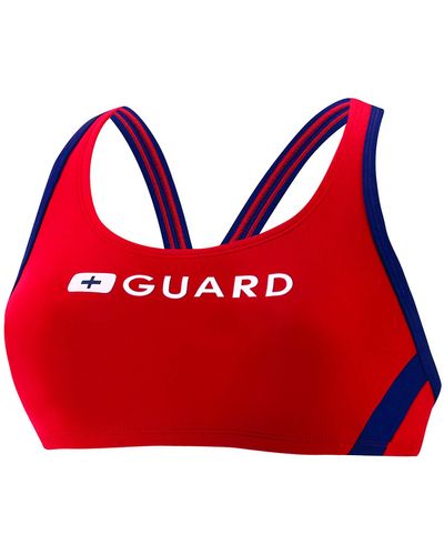 Speedo Guard Sport Bra Endurance Lite Swimsuit - Red